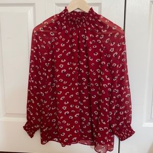 COPY - Madewell Floral Blouse in M
